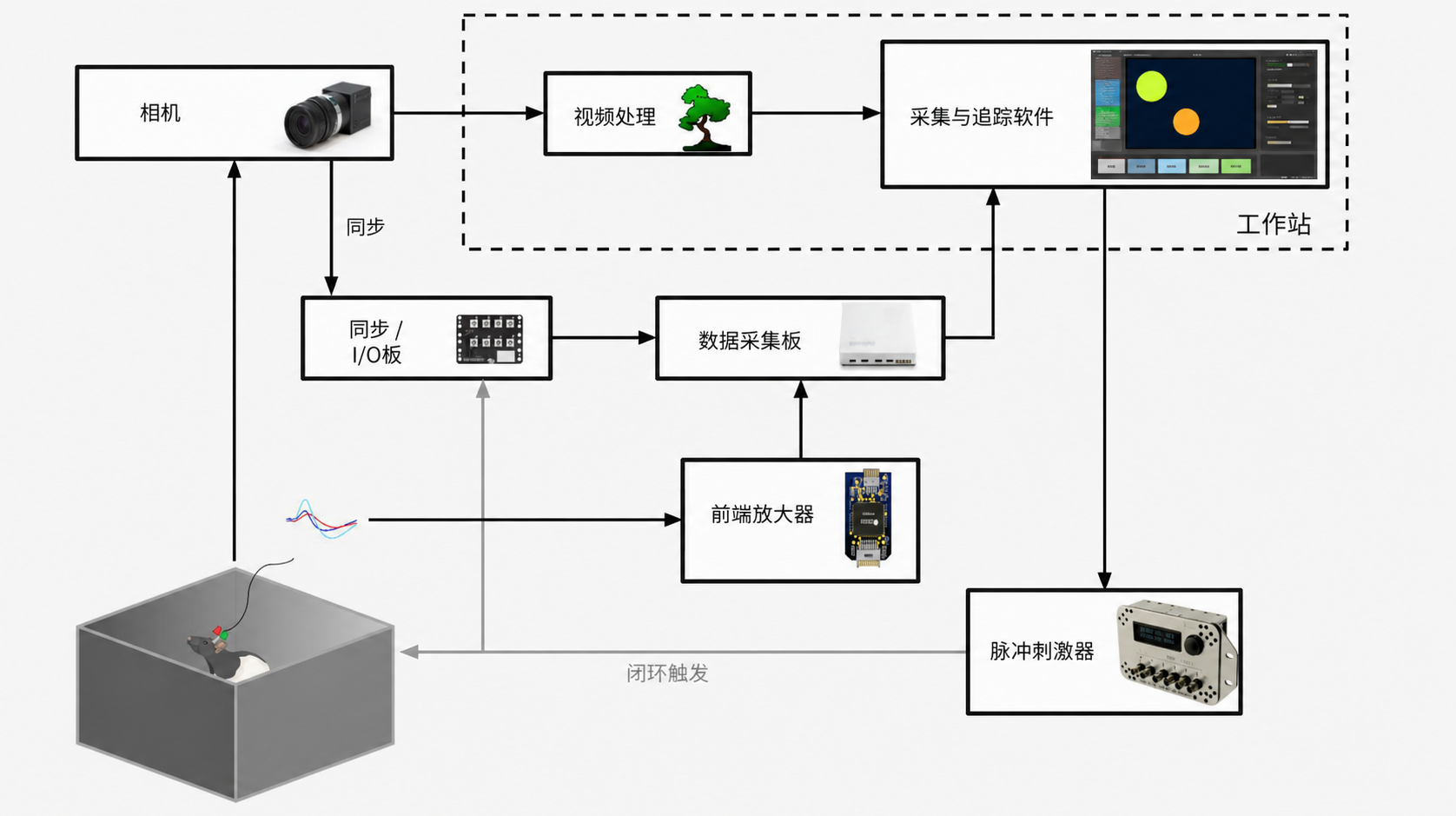 行为触发闭环刺激案例示意图